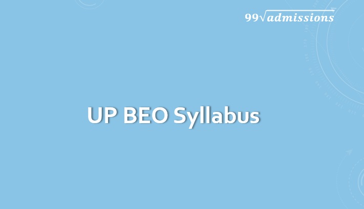 UP BEO Syllabus