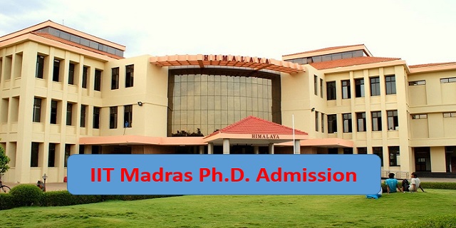 how to apply for phd in iit madras