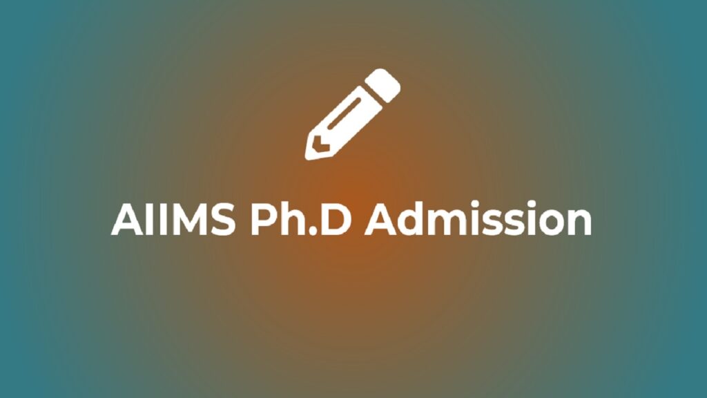 aiims phd application form 2023