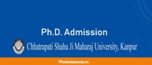 csjmu kanpur phd online form