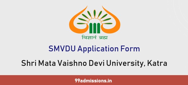 SMVDU Application Form