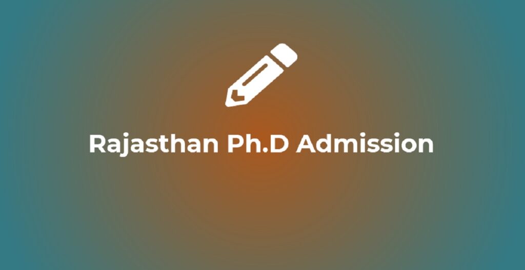 rajasthan phd application form